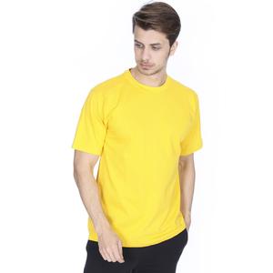 Basic Erkek Sarı Günlük Stil Tişört 060020021KSR1