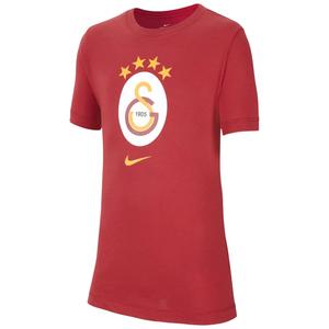 Galatasaray Evergreen Crest Çocuk Kırmızı Futbol Tişört AQ7854-628