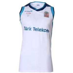 Türk Telekom Erkek Beyaz Basketbol Maç Forması TKU100113-BYZ