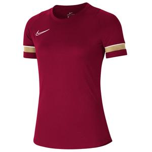 W Nk Df Acd21 Top Ss Kadın Kırmızı Futbol Tişört CV2627-677