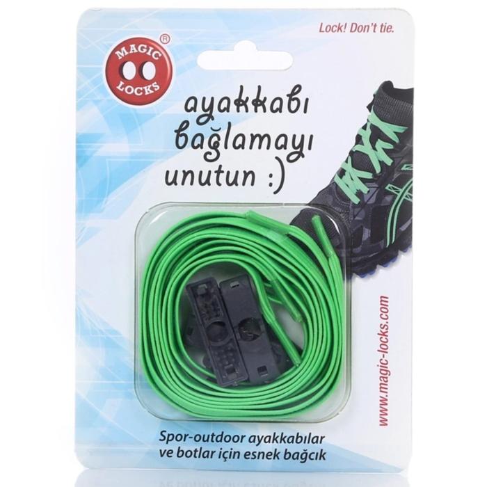 Magiclocks Magic Locks Unisex Yeşil Günlük Ayakkabı Bağcığı 16B1