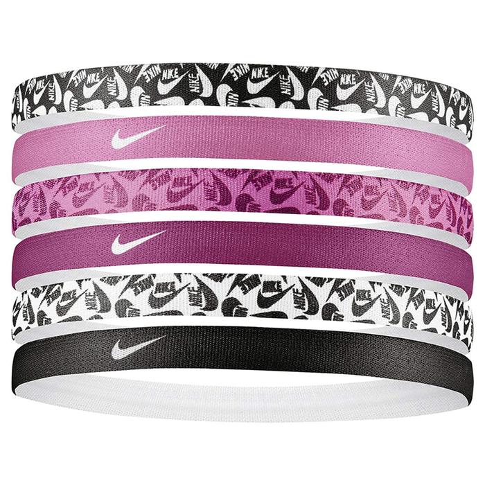 Nike Aksesuar Printed Headbands 6Pk Unisex Siyah Antrenman Saç Bandı N.000.2545.026.OS Sportive