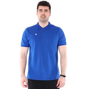 Erkek Mavi Polo Yaka Günlük Stil Tişört TKU100107-SAX