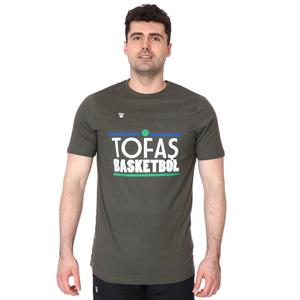 Tofaş Erkek Haki Basketbol Tişört TKT100104-HKI-TOF