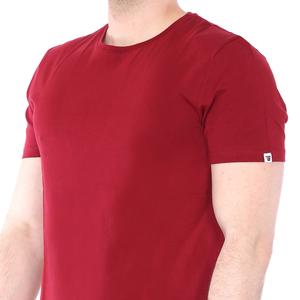 Spt Basic Erkek Bordo Günlük Stil Tişört 710200-0BR-SP