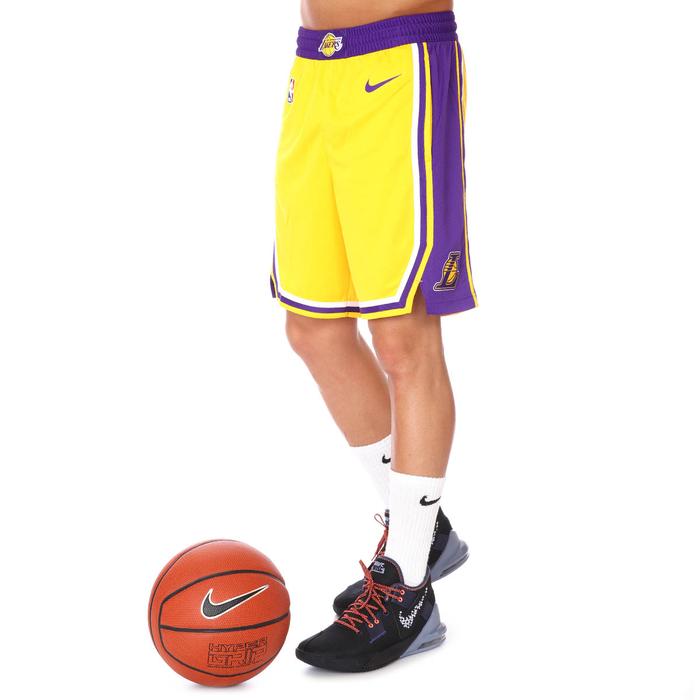 Nike NBA Los Angeles Lakers Lebron Erkek Sarı Basketbol Şortu AJ5617-728