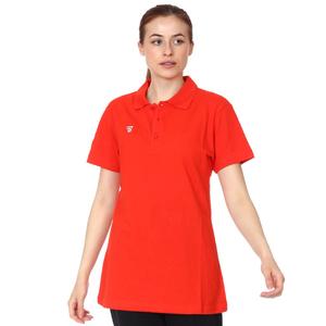 Spt Kadın Kırmızı Polo Yaka Günlük Stil Tişört TKY100120-KRM
