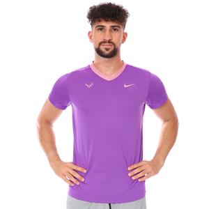 Rafa Mnk Dfadv Ss Top Erkek Mor Tenis Tişört CV2802-528