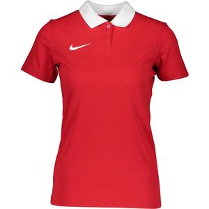 Dri-Fit Park Kadın Kırmızı Futbol Polo Tişört CW6965-657