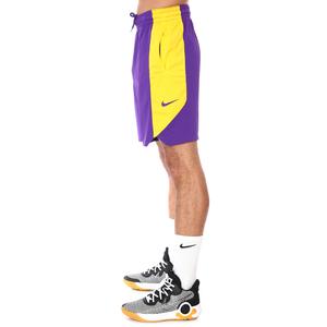 Los Angeles Lakers NBA Practice 18 Erkek Mor Basketbol Şortu AJ5077-504