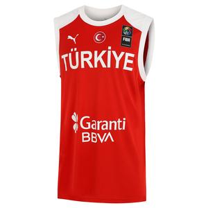Türkiye Jr Game Jersey Çocuk Beyaz Basketbol Forması 60555602