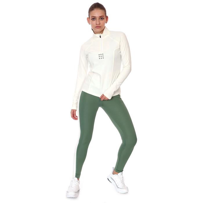Half Zip Midlayer Kadın Beyaz Koşu Sweatshirt 21KKTP22D01-BYZ 1315844