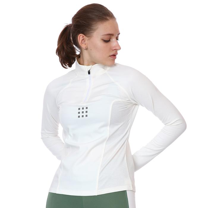 Half Zip Midlayer Kadın Beyaz Koşu Sweatshirt 21KKTP22D01-BYZ 1315844