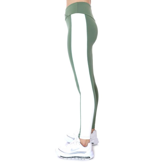 Color Block Legging Kadın Yeşil Koşu Tayt 21KKTP11C01-YSL 1315776