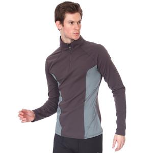 Half Zip Colorblock Midlayer Erkek Antrasit Koşu Sweatshirt 21KETP22D01-ANT