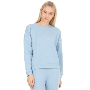 Sports&Loungewear Kadın Mavi Günlük Stil Sweatshirt WJFST01-PUFFY-BEB
