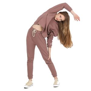 Sports&Loungewear Kadın Pembe Günlük Stil Sweatshirt WJFST01-PUFFY-GUL