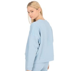 Sports&Loungewear Kadın Mavi Günlük Stil Sweatshirt WJFST01-PUFFY-BEB