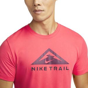 U Nk Df Tee Ss Trail Erkek Kırmızı Koşu Tişört CZ9802-604