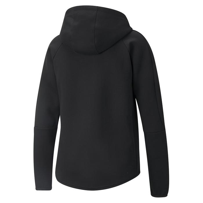 Evostripe Full-Zip Hoodie Kadın Siyah Günlük Stil Sweatshirt 84707301 1295829