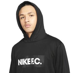 M Nk Df Fc Libero Hoodie Erkek Siyah Futbol Sweatshirt DC9075-010