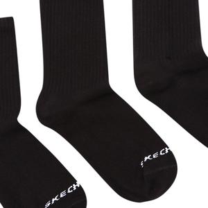 U 3 Pack Crew Cut Unisex Siyah Günlük Stil Çorap S212283-001
