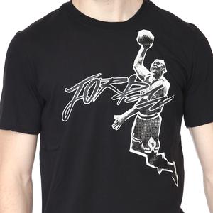 M Jordan Air Df Gfx Ss Crew NBA Erkek Siyah Basketbol Tişört DH8924-010