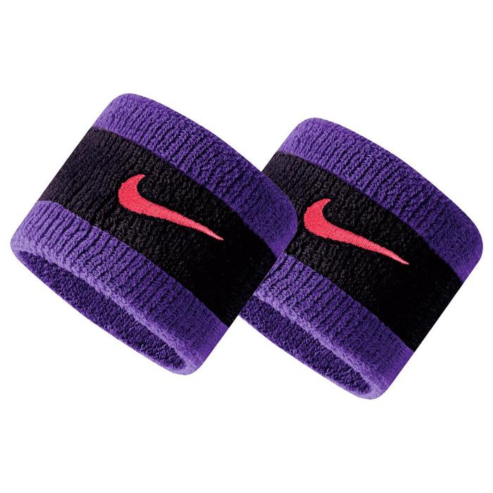 Nike Aksesuar Swoosh Wristbands (1Çift) Unisex Siyah Antrenman Bileklik N.000.1565.043.OS Sportive