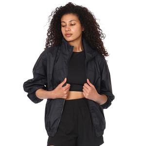 Oversize Kadın Siyah Koşu Ceketi 22YKTP14D01-SYH