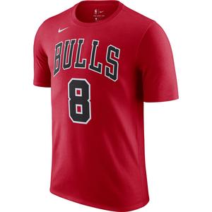 Chicago Bulls NBA Erkek Kırmızı Basketbol Tişört CV8510-658