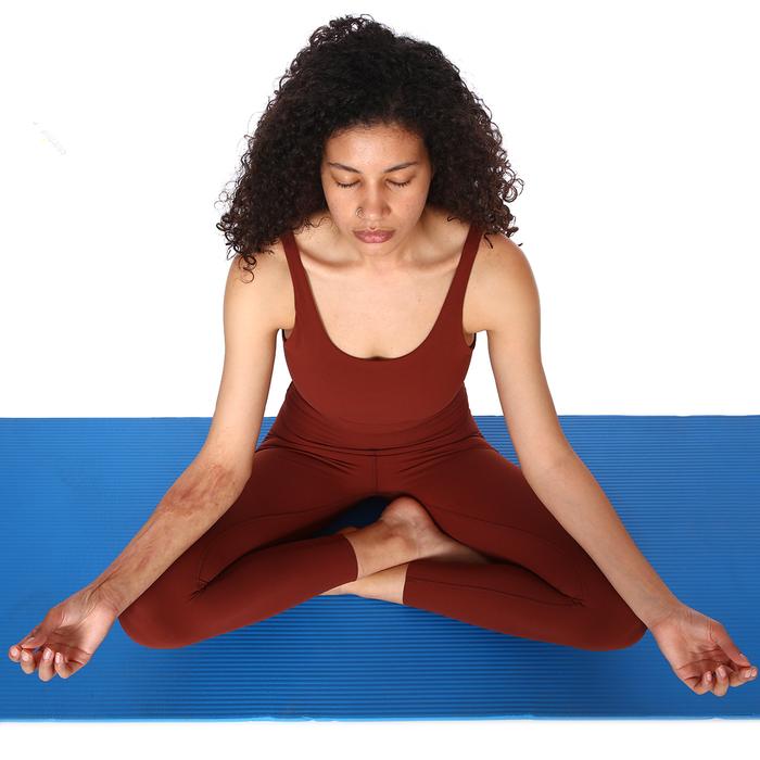Yoga Luxe 7/8 Kadın Kahverengi Antrenman Taytı CJ3801-217 1364607