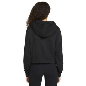 W Nsw Air Flc Top Fz Kadın Siyah Günlük Stil Sweatshirt DM6063-010