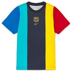 FC Barcelona Çocuk Mavi Futbol Tişört DV4729-451