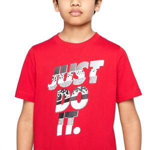 U Nsw Tee Core Brandmark 1 Çocuk Kırmızı Günlük Stil Tişört DO1822-657