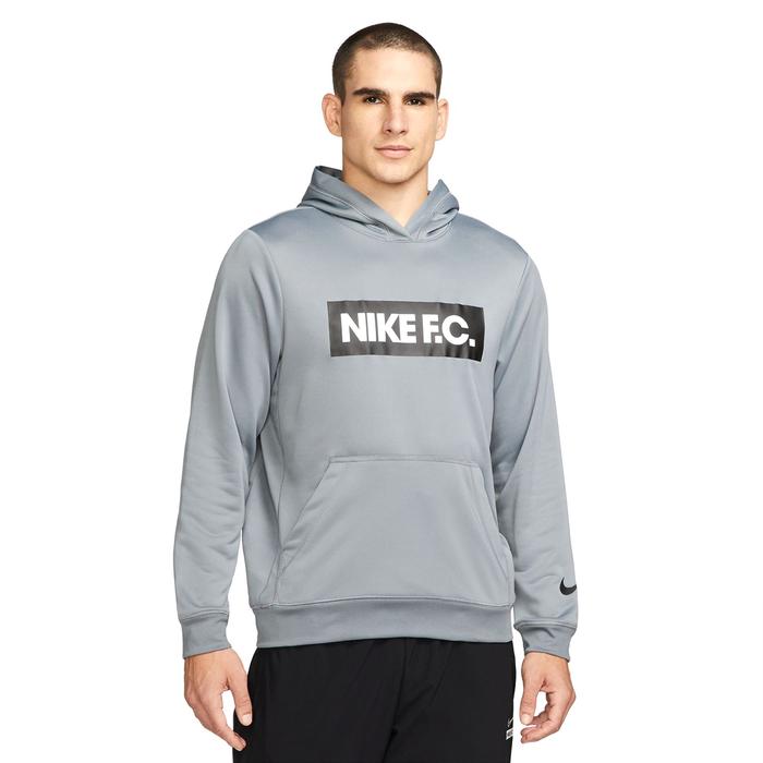 Nike Dri-Fit Fc Libero Hoodie Erkek Gri Futbol Sweatshirt DC9075-065 Sportive