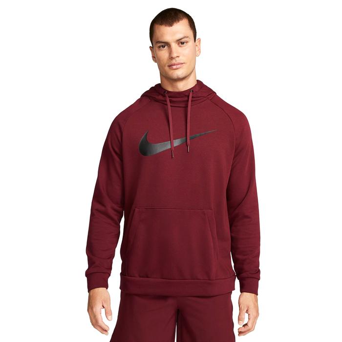 Nike Dri-Fit Erkek Bordo Antrenman Sweatshirt CZ2425-638 Sportive